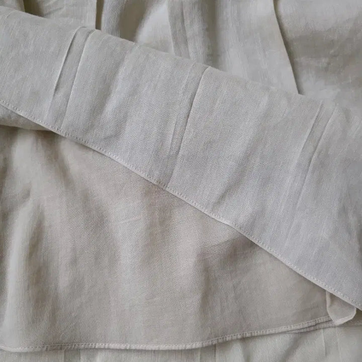 [SOLD OUT] 마시모두띠 린넨 플리츠 스커트ㅡ밝은베이지