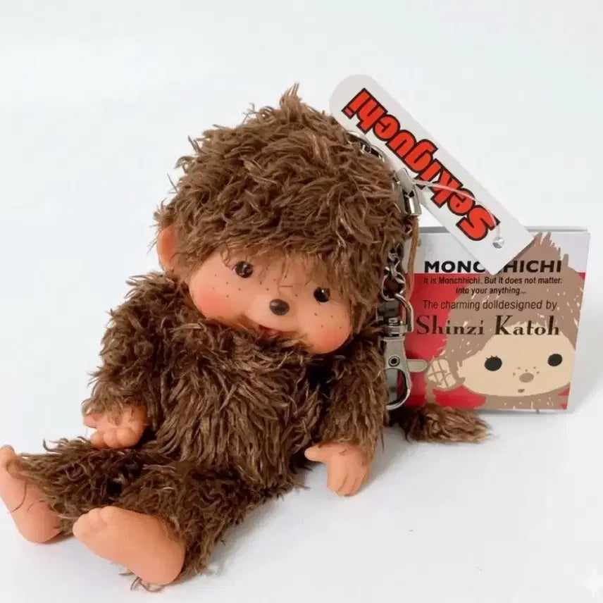 [BUNJANG] Shinzi Katoh Monchhichi Keychain (Rare) / 초희귀 레어템 고전 신지카토 몬치치 키링