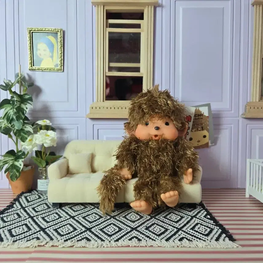 [BUNJANG] Shinzi Katoh Monchhichi Keychain (Rare) / 초희귀 레어템 고전 신지카토 몬치치 키링