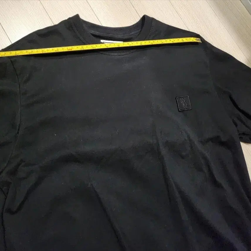 [BUNJANG] Wooyoungmi Paris Logo Black T-shirt / 우영미 파리 로고 블랙 반팔 티셔츠