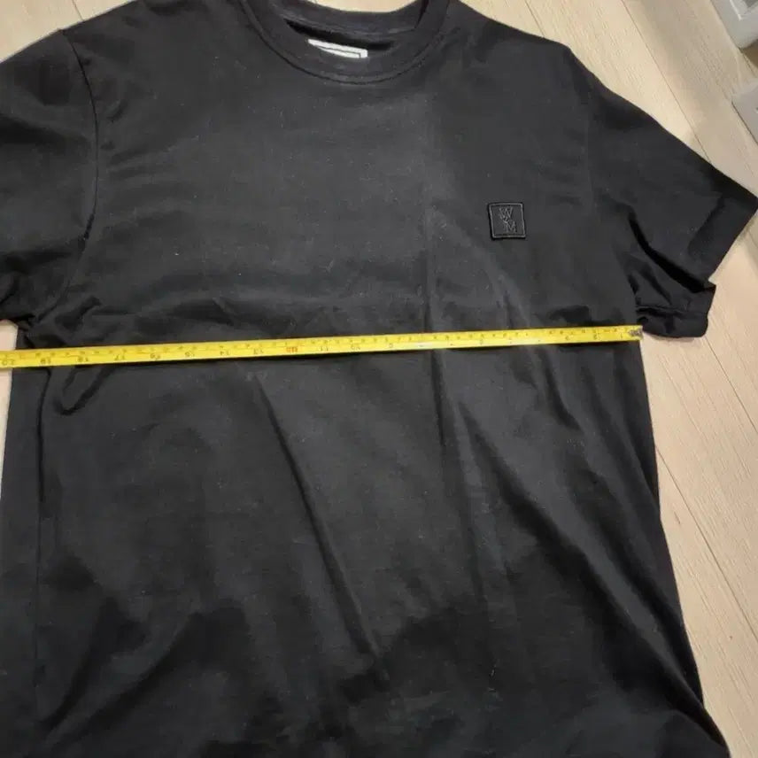 [BUNJANG] Wooyoungmi Paris Logo Black T-shirt / 우영미 파리 로고 블랙 반팔 티셔츠