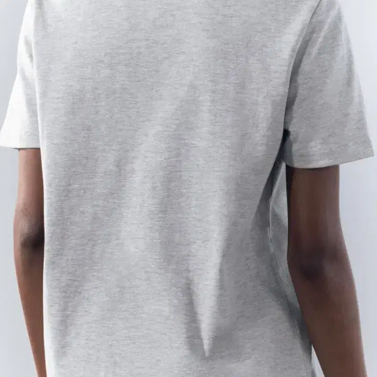 [BUNJANG] ZARA Gray Short Sleeve T-shirt / 자라 회색 반소매 티셔츠