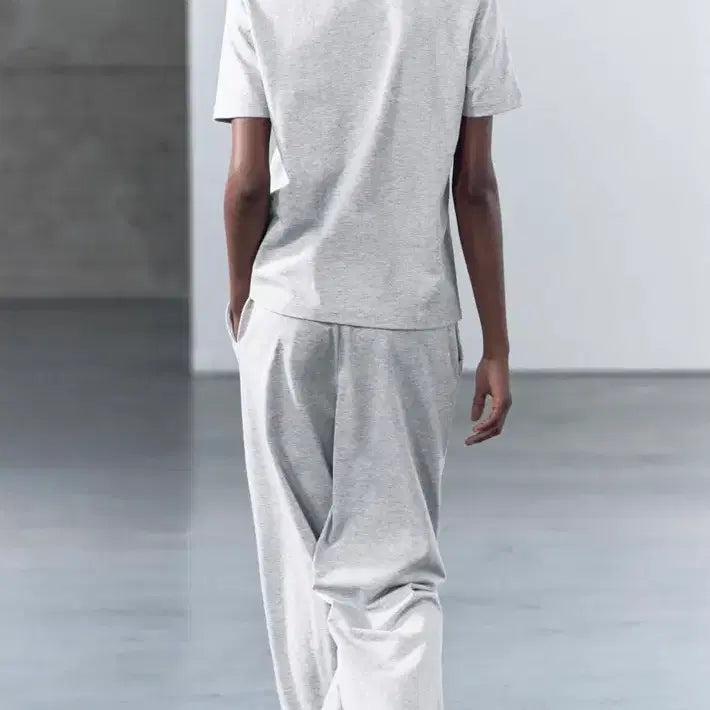 [BUNJANG] ZARA Gray Short Sleeve T-shirt / 자라 회색 반소매 티셔츠