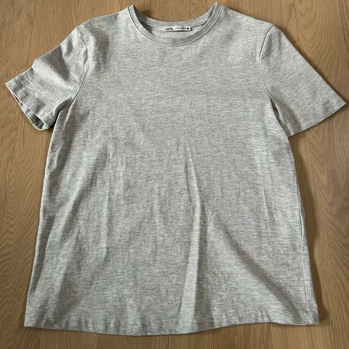 [BUNJANG] ZARA Gray Short Sleeve T-shirt / 자라 회색 반소매 티셔츠