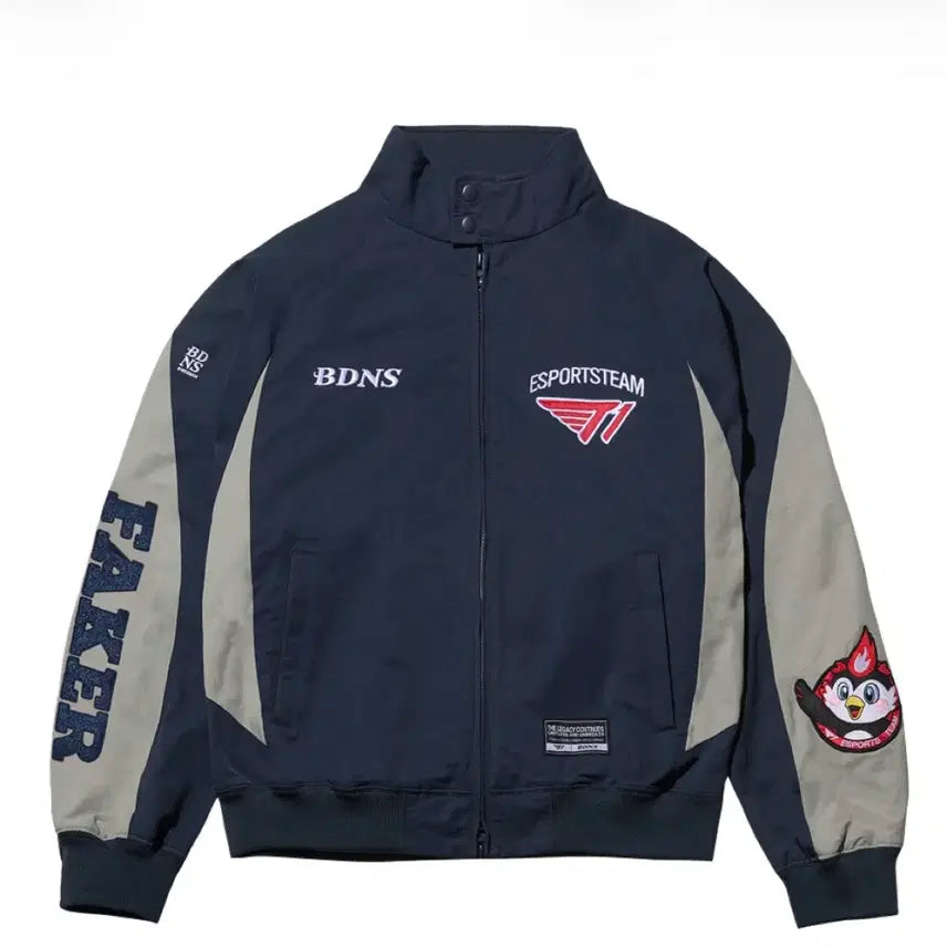 [BUNJANG] BAD THUNAS x T1 Base Jacket Navy Faker Edition / (L) 빠더너스 x T1 베이스 자켓 네이비 FAKER 마킹