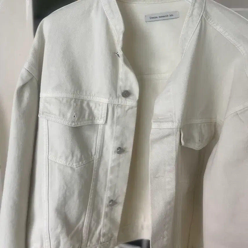 [BUNJANG] Urban Tino Organic Pigment Cream Jacket / 어반티노/ 오가닉 피그먼트 크림 자켓