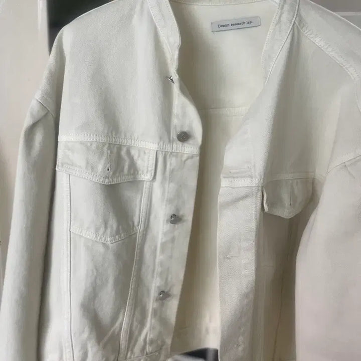 [BUNJANG] Urban Tino Organic Pigment Cream Jacket / 어반티노/ 오가닉 피그먼트 크림 자켓
