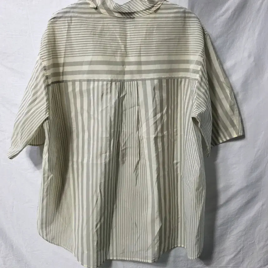 [BUNJANG] LANVIN Striped Tunic Shirt / 한섬 LANVIN 랑방 스트라이프 튜닉 셔츠
