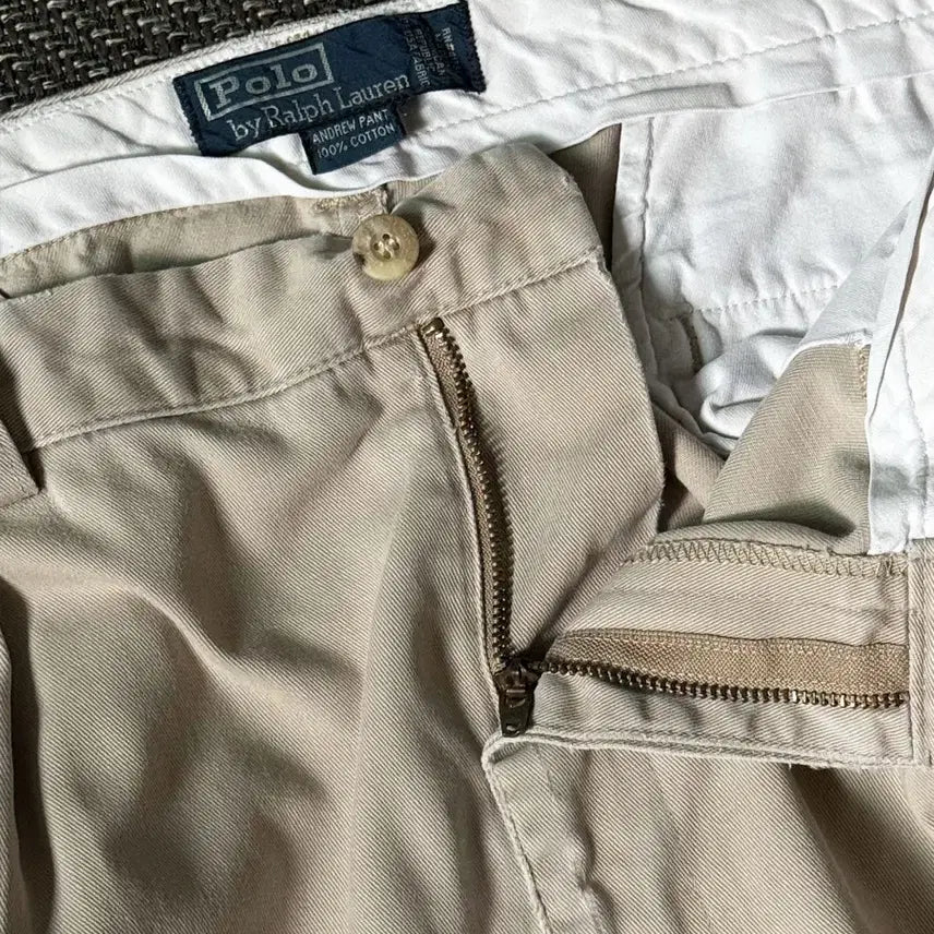 [BUNJANG] Polo by Ralph Lauren Andrew Double Pleat Chino Pants / (34) 폴로 랄프로렌 ANDREW 더블 플리츠 치노 팬츠