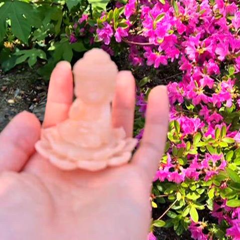 [BUNJANG] UV Reactive Balgre Buddha Figurine / (할인) 발그레 붓다 자외선 반응 불상 불교박람회 부처 불교굿즈