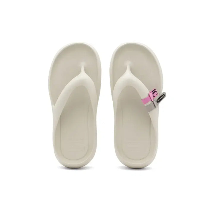 [BUNJANG] To&amp;To x Low Classic Platform Flip Flops Cream L / 토앤토 x 로우 클래식 플랫폼 플립 플랍 크림 L