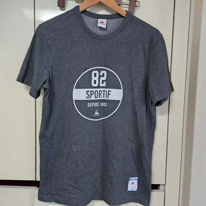 [BUNJANG] Le Coq Sportif Gray Short Sleeve T-shirt (Size 100) / 르꼬끄 스포르티브 그레이 반팔 티셔츠 100