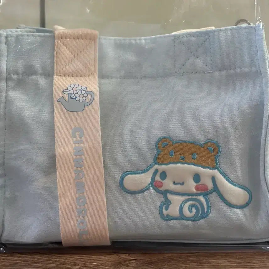 [BUNJANG] Sanrio Cinnamoroll Canvas Tote Bag Crossbody Bag / <당일발송> 산리오 시나모롤 캔버스 토트백  크로스백 가방
