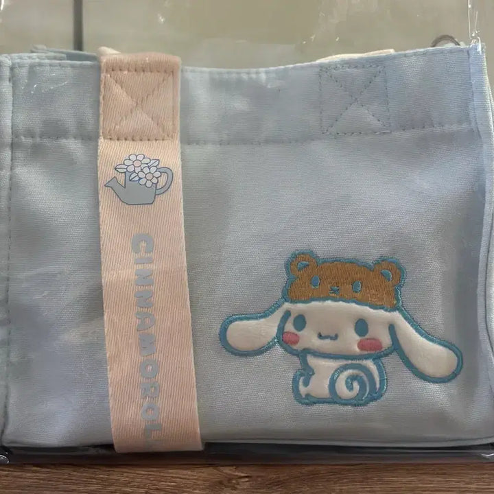 [BUNJANG] Sanrio Cinnamoroll Canvas Tote Bag Crossbody Bag / <당일발송> 산리오 시나모롤 캔버스 토트백  크로스백 가방