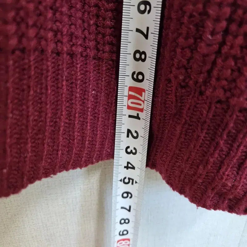 [BUNJANG] Wine Women Knit Sweater / 와인 여자 니트 FREE M7123