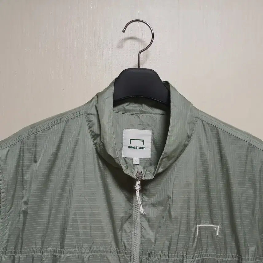 [BUNJANG] GOALSTUDIO Windbreaker Vest Mint L / GOALSTUDIO 골스튜디오 바람막이 조끼 L