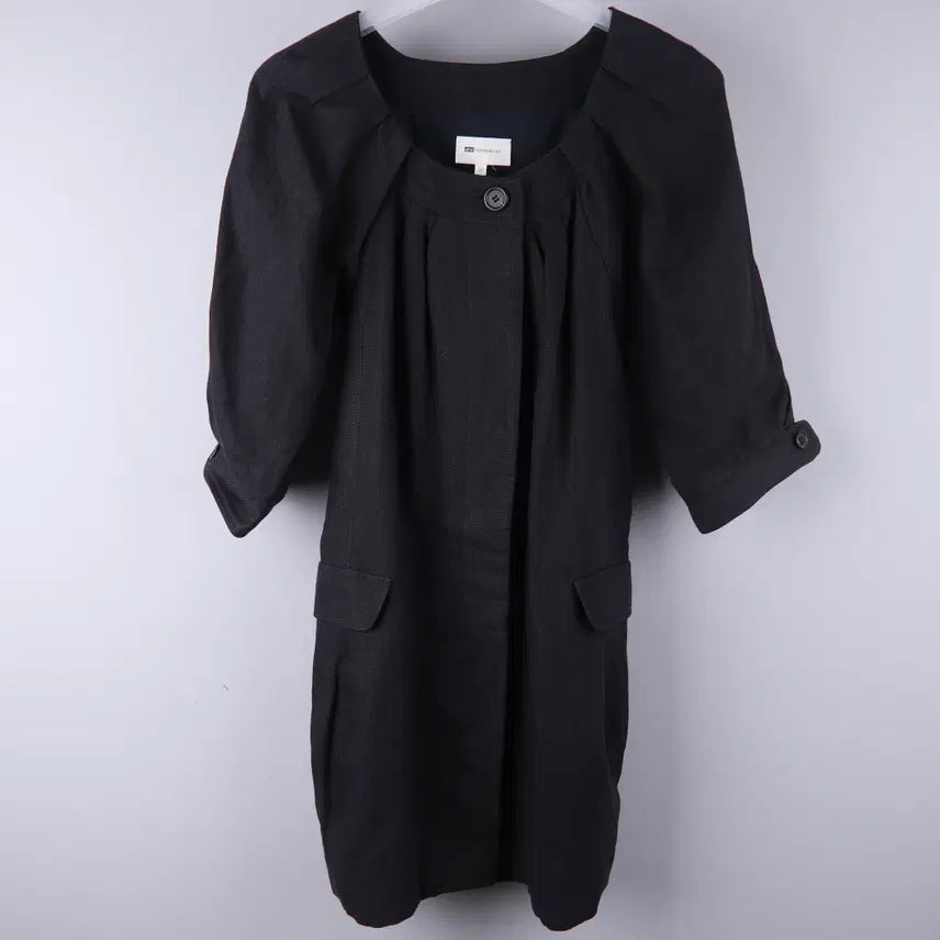 [SOLD OUT] athe 아떼바네사브루노 면 린넨 셔링 디테일 블라우스 원피스 (36)