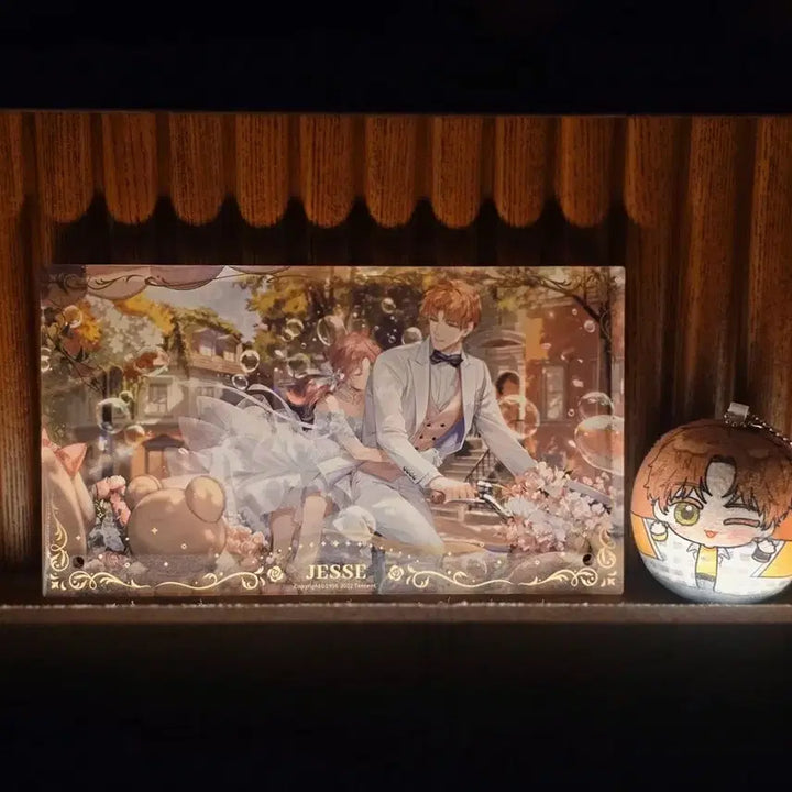 [BUNJANG] Light and Night Wedding Acrylic Stand + Poster / 빛과밤의사랑 웨딩 아크릴 + 하민성 포스터 증정
