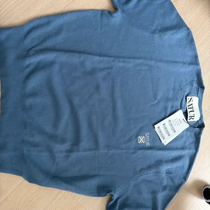 [BUNJANG] Setter Sora Half Knit XL / 세터 소라색 하프니트 XL 새상품판매합니다