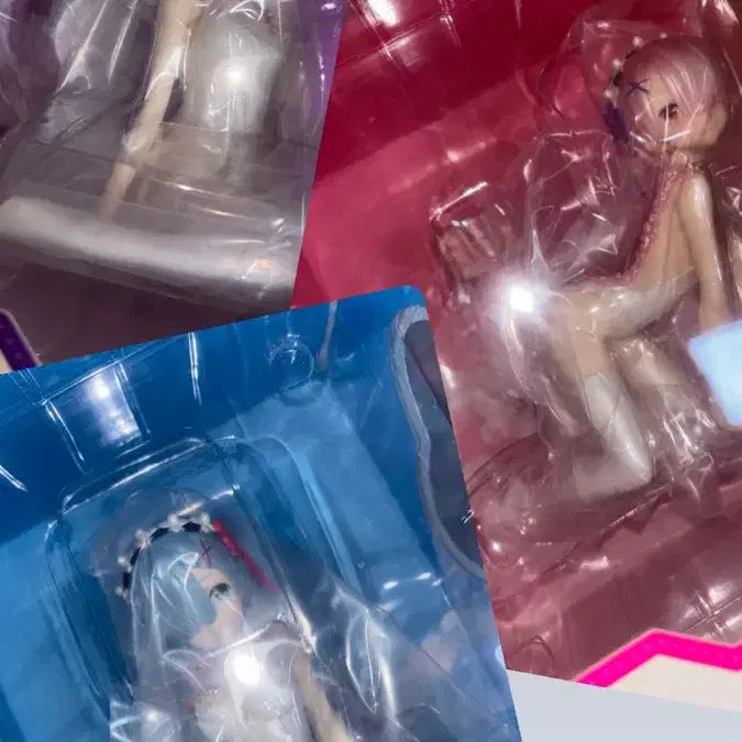 [BUNJANG] Re:Zero Emilia, Ram, Rem Unopened Figure Set / 리제로 프리미엄 제일복권 A 에밀리아, B 람, C렘 미개봉 피규어 세트