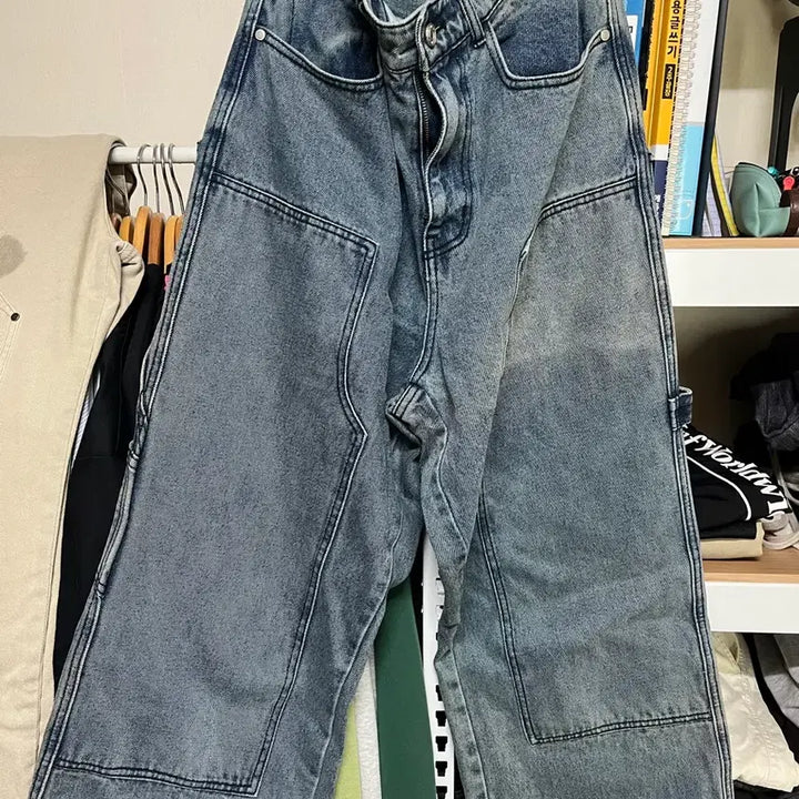 [BUNJANG] VIVASTUDIO Carpenter Pants (Blue) - XL / (XL) 비바스튜디오 카펜터 팬츠