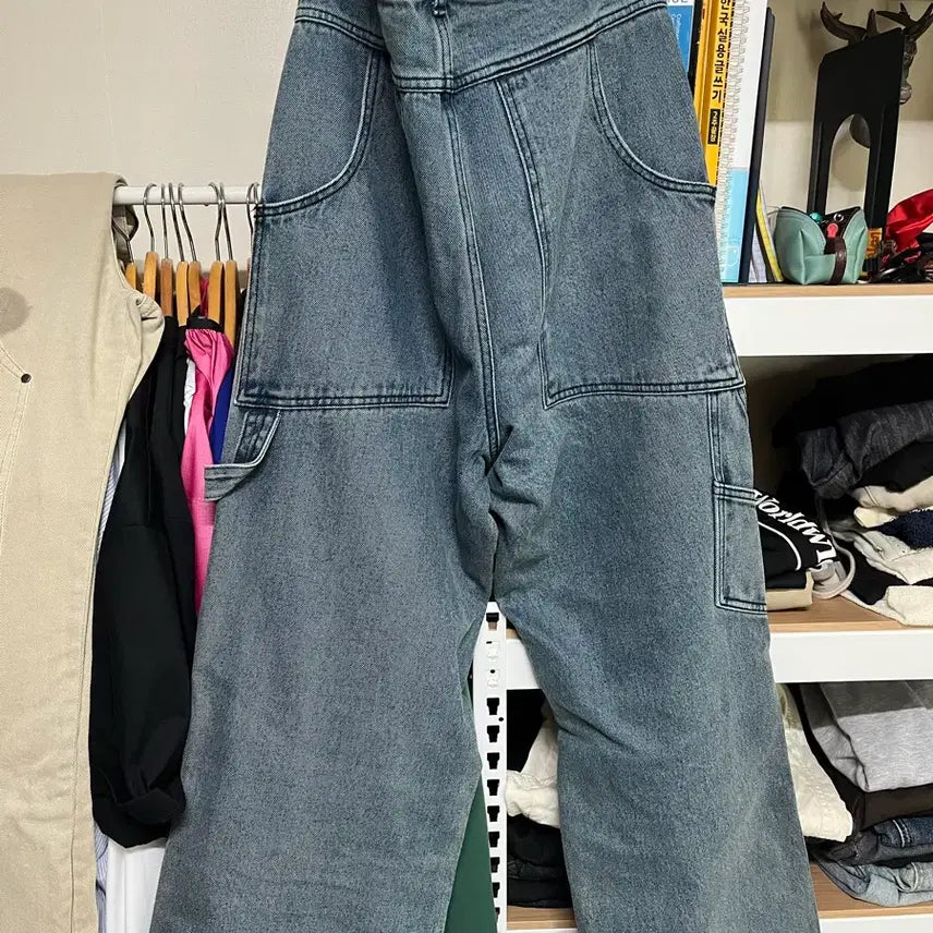 [BUNJANG] VIVASTUDIO Carpenter Pants (Blue) - XL / (XL) 비바스튜디오 카펜터 팬츠