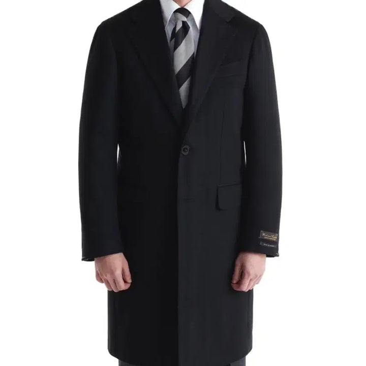 [SOLD OUT] 안드레아서울 링자켓 울캐시미어 싱글코트 블랙 50