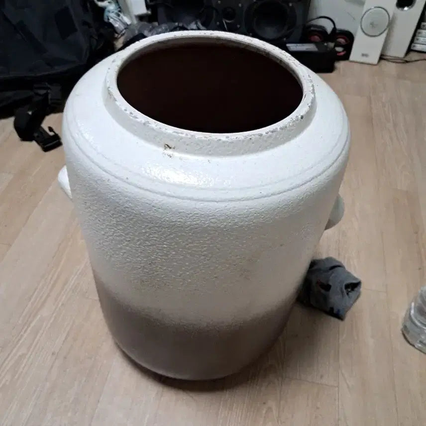 [BUNJANG] Floral Ceramic Onggi Jar Decoration / 꽃무늬 도자기 옹기 항아리 장식