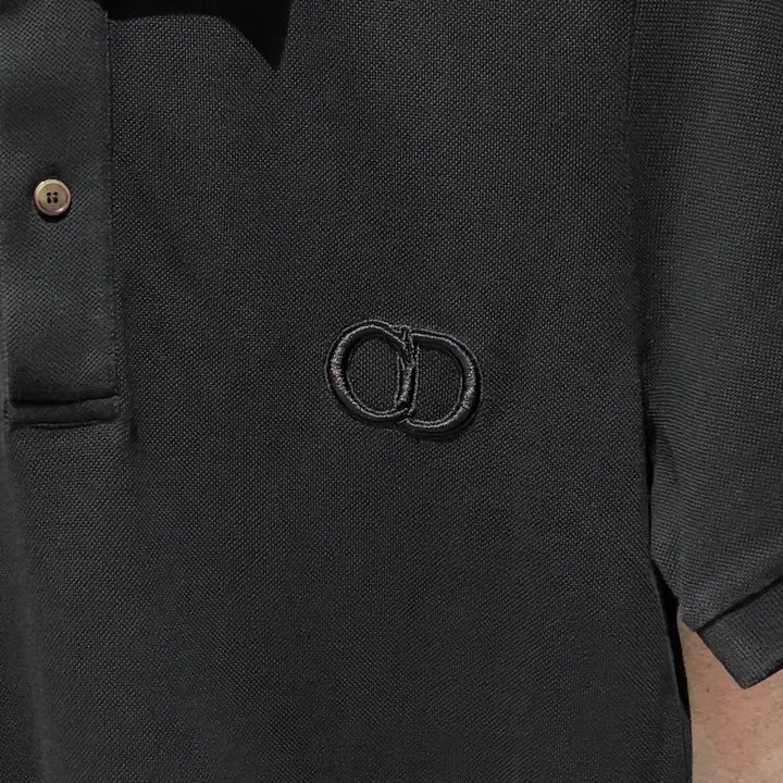 [BUNJANG] Dior CD Logo Polo Shirt / { S } 디올 CD 로고 카라 반팔 티셔츠