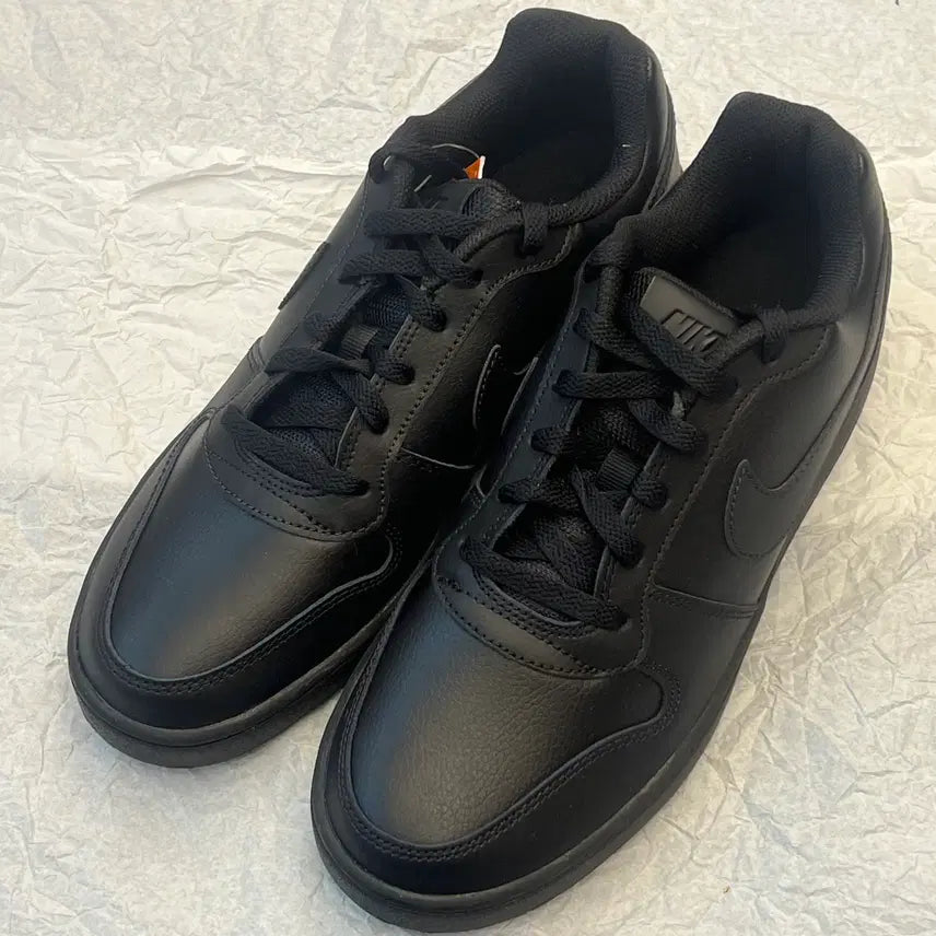 [BUNJANG] Nike Ebernon Low All Black Sneakers / 나이키 에버논 로우 올블랙 새상품