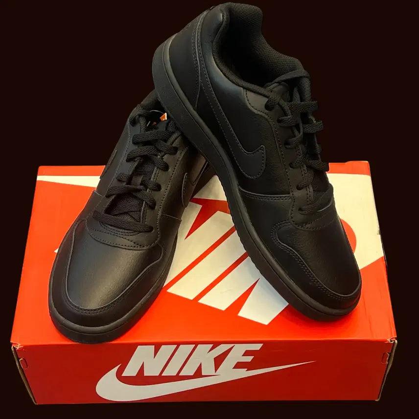 [BUNJANG] Nike Ebernon Low All Black Sneakers / 나이키 에버논 로우 올블랙 새상품