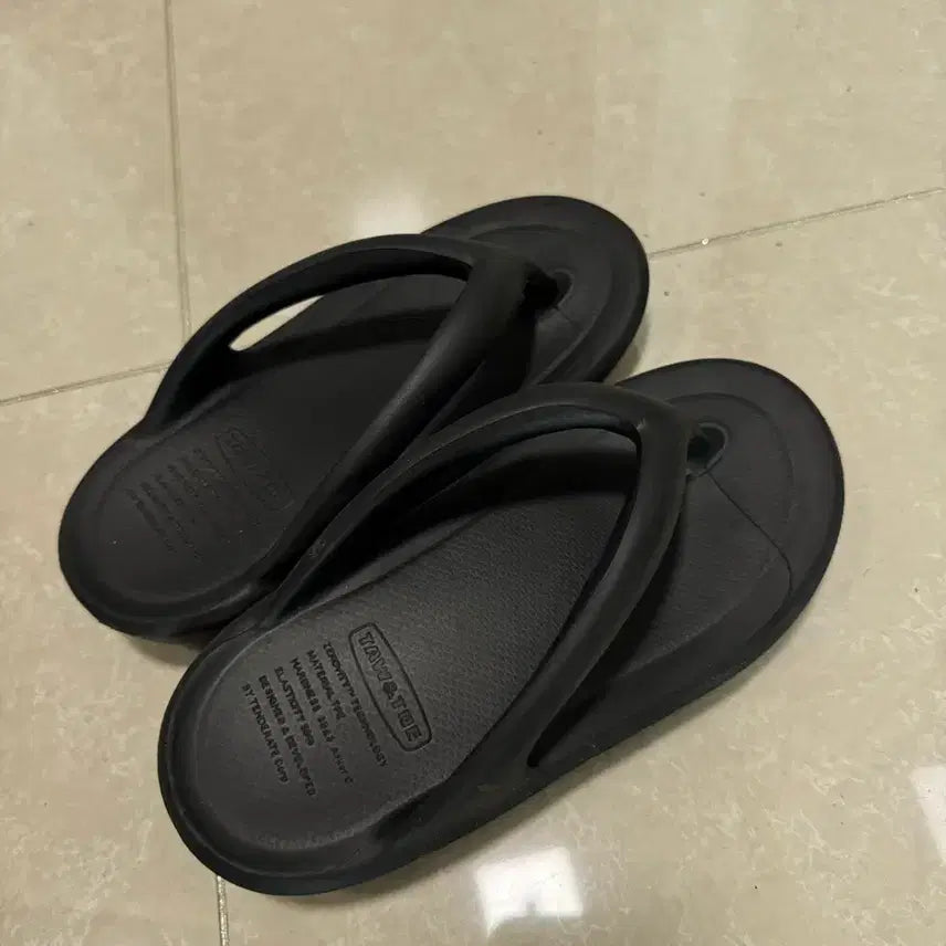 [SOLD OUT] TAW&amp;TOE 제로비티 블랙 쪼리