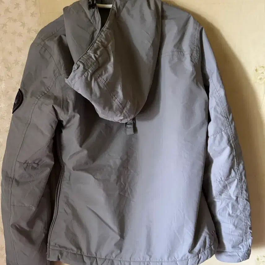 [BUNJANG] NAPAPIJRI Anorak Hooded Jacket Gray / 나파피리 NAPAPIJRI 아노락 후드 자켓 그레이