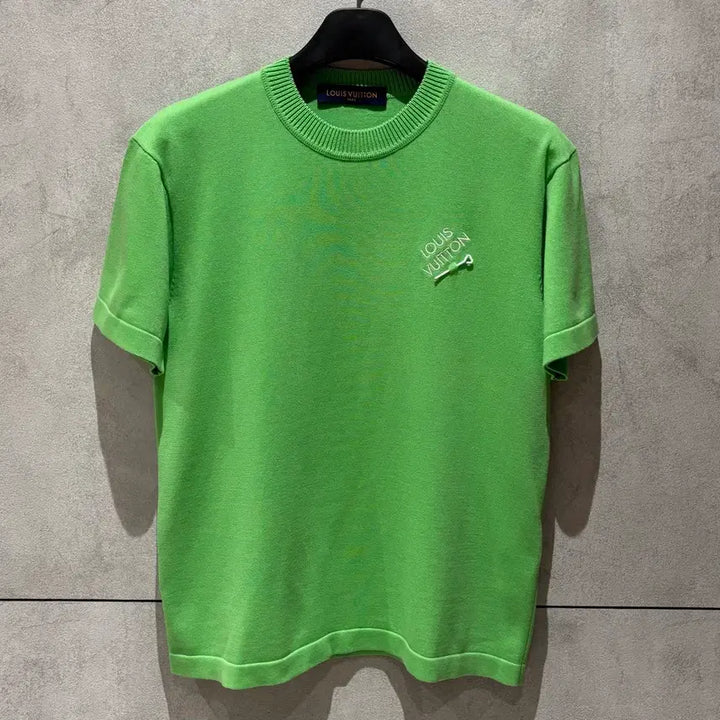 [BUNJANG] Louis Vuitton Signature Hook Knit Short Sleeve T-shirt / { XS } 루이비통 시그니처 후크 니트 반팔 티셔츠