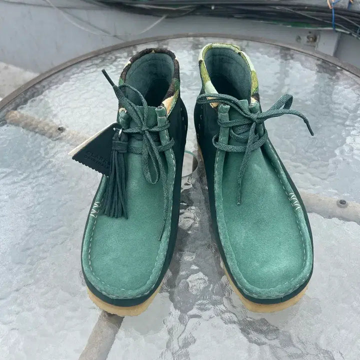 [BUNJANG] Clarks x END Wallabee Boots Green / 클락스 x 엔드 왈라비 부츠 275