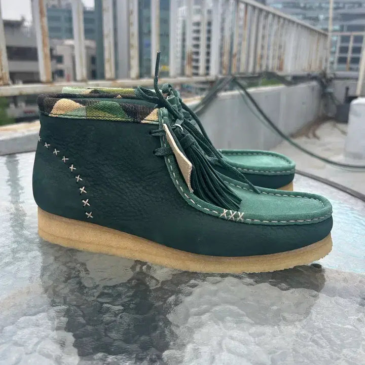 [BUNJANG] Clarks x END Wallabee Boots Green / 클락스 x 엔드 왈라비 부츠 275