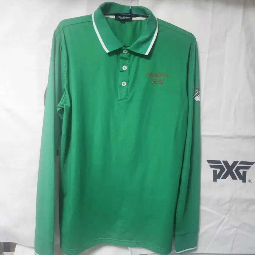 [SOLD OUT] 말본골프 그린 긴팔 폴로티셔츠 L
