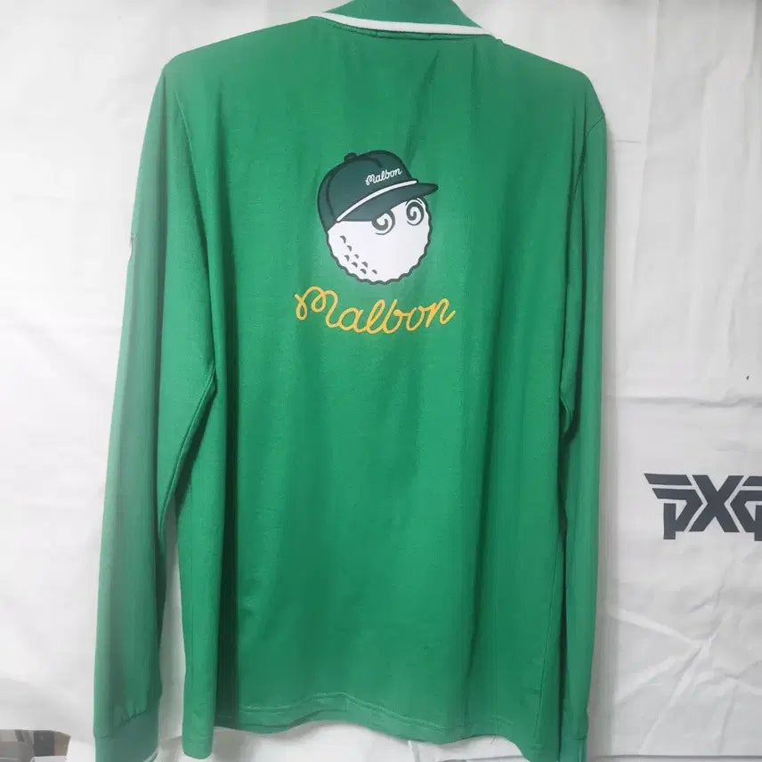 [SOLD OUT] 말본골프 그린 긴팔 폴로티셔츠 L
