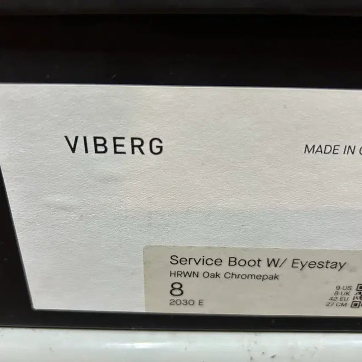 [BUNJANG] Viberg Service Boot Oak Chromepack / [바이버그] Service Boot Oak Chromepack