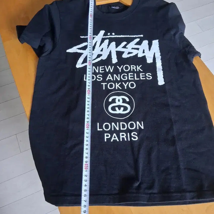 [SOLD OUT] 스투시 월드투어 반팔 티셔츠 블랙 s