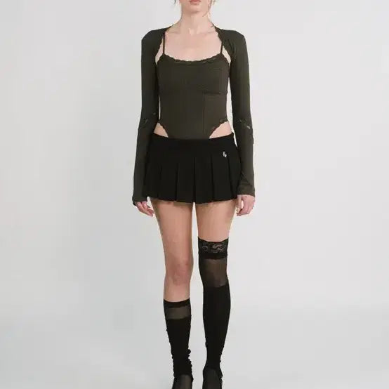 [BUNJANG] Threetimes Evelyn Lace Top &amp; Bolero Set / threetimes 에블린 레이스 탑, 볼레로