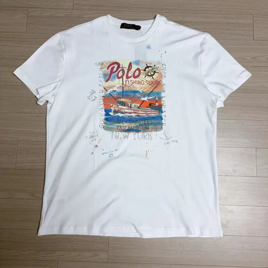[BUNJANG] Polo Ralph Lauren Graphic Print T-Shirt / 폴로 랄프로렌 그래픽 프린트 티셔츠