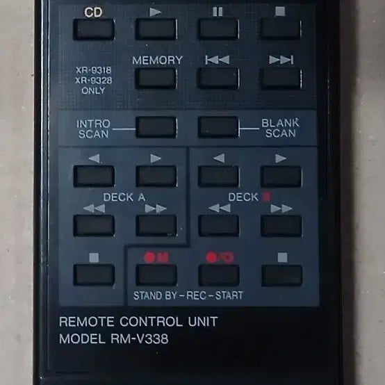 [BUNJANG] Toshiba RM-V338 Audio Remote Control / 도시바 오디오 리모컨 RM-V338 (Digital)