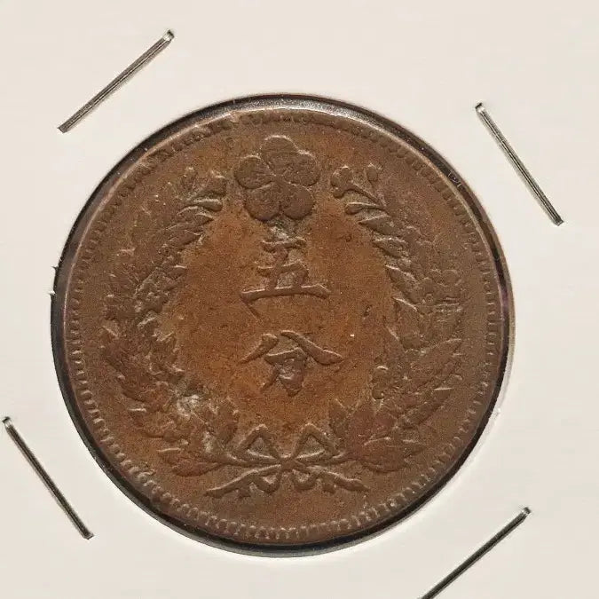 [BUNJANG] Joseon Dynasty 1895 Open Bronze Coin / 조선개국 505년 1895년 오푼 청동화 동전 주화