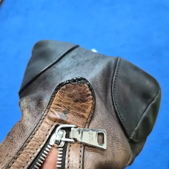 [BUNJANG] Prada Vintage Brown Leather Tote Bag / 프라다 브라운 가죽 토드백
