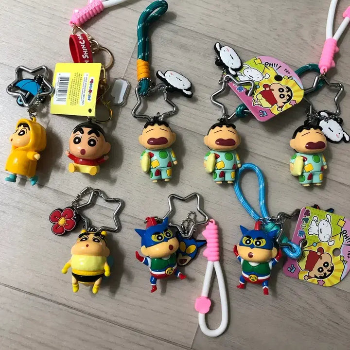 [BUNJANG] Crayon Shin-chan Character Keychain / 짱구키링 새거 (개당가격입니다)
