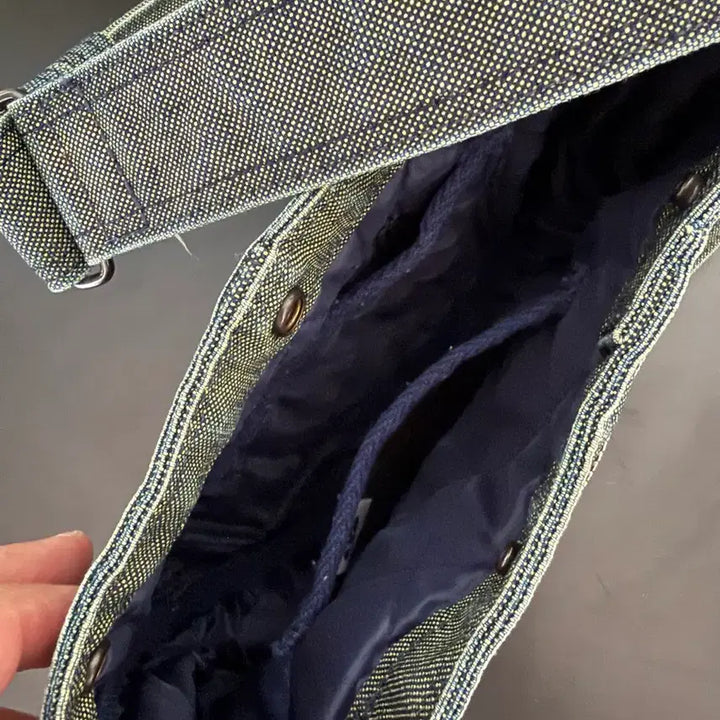 [BUNJANG] Porter Denim Crossbody Bag / Porter 포터 데님 크로스백