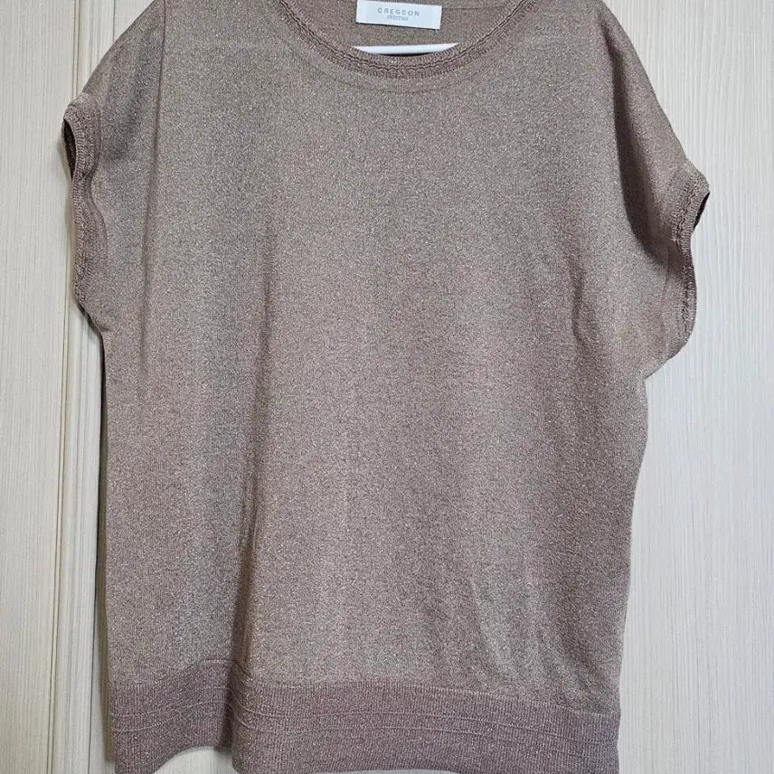 [SOLD OUT] 크레송 브라운 상의 + 와인색 바지 세트