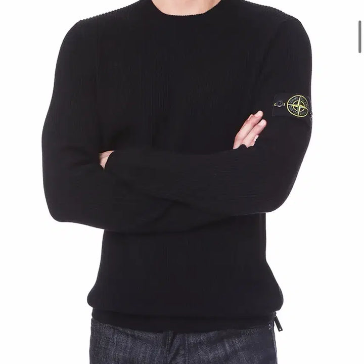 [BUNJANG] 스톤아일랜드 골지 니트 블랙 XL 팝니다 / 스톤아일랜드 골지 니트 상태 A+급 블랙 XL 팝니다