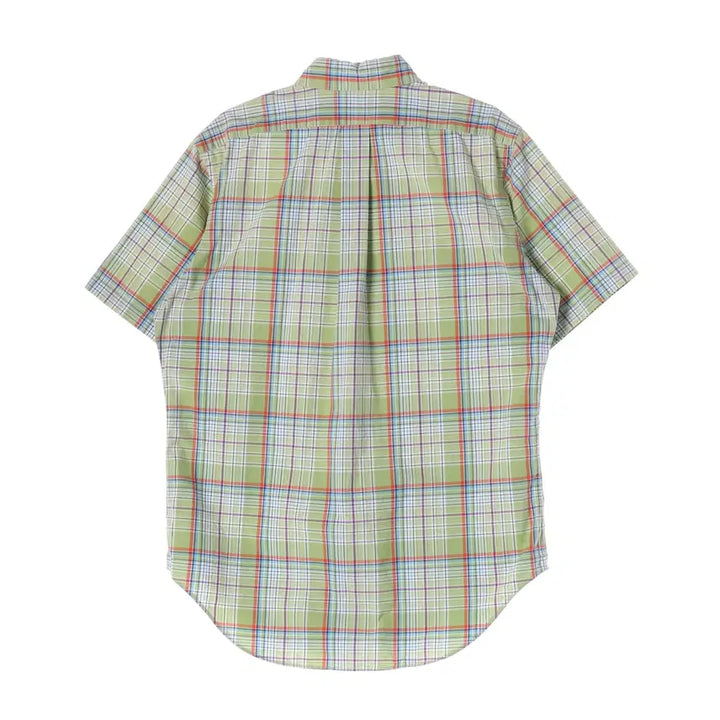 [BUNJANG] Polo Ralph Lauren Classic Fit Checkered Short Sleeve Shirt / 폴로 랄프 로렌 체크 패턴 클래식핏 반팔 셔츠